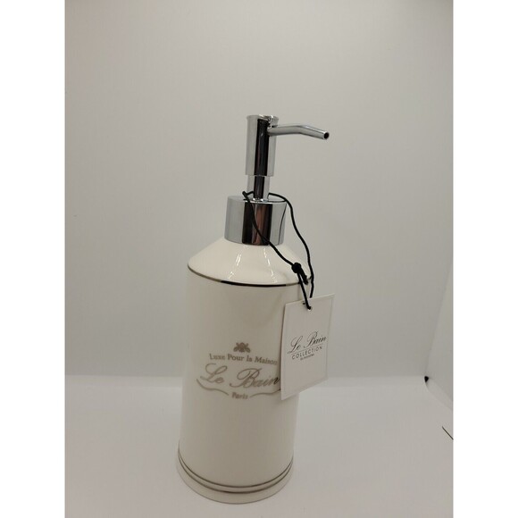New Kassatex ALB-LD-W Le Bain PORCELAIN Lotion Dispenser , White *GENUINE*  NWT - Picture 6 of 9